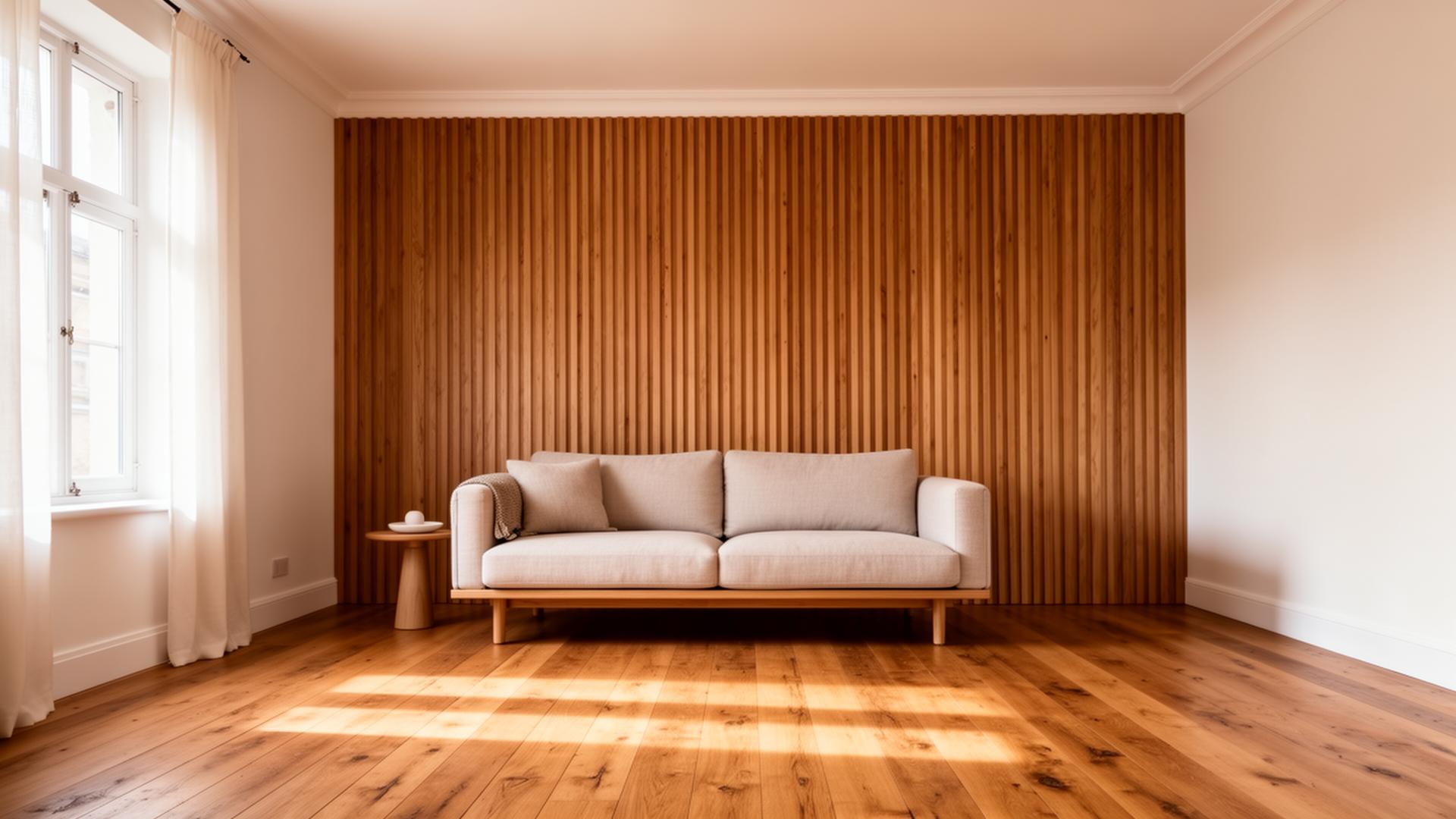 Living room transformation — after